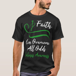 T-shirt Sensibilisation à la Scoliose Ruban vert Scoliose