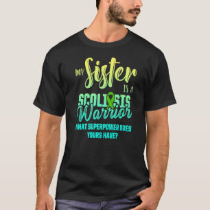 T-shirt Sensibilisation à la Scoliose Survivant du guerrie