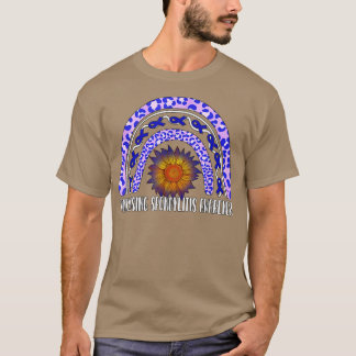 T-shirt Sensibilisation à la spondylite du tournesol arc-e