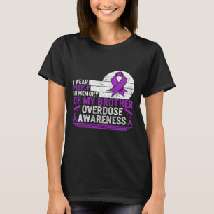 T-shirt Sensibilisation À La Surdose De Drogue En Mémoire