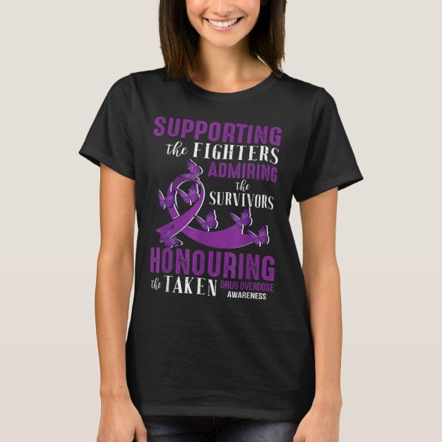 T-shirt Sensibilisation À La Surdose De Médicaments Belle  (Devant)