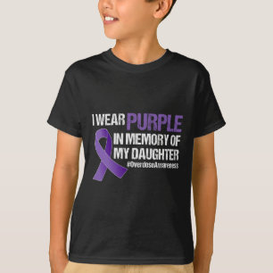 T-shirt Sensibilisation à la surdose Je porte le pourpre p