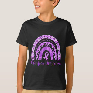T-shirt Sensibilisation À La Surdose Ruban Violet Arc-En-C