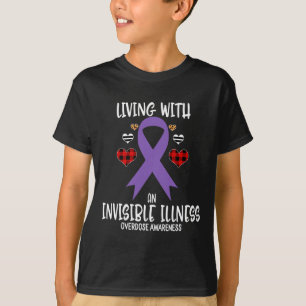 T-shirt Sensibilisation à la surdose Vivre avec des maladi