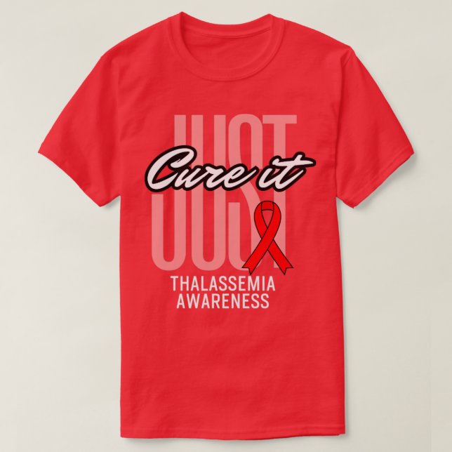 T-shirt Sensibilisation à la thalassémie (Design devant)