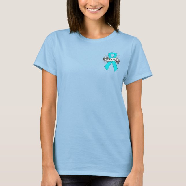 T-shirt Sensibilisation À La Toxicomanie Trouver Un Ruban  (Devant)