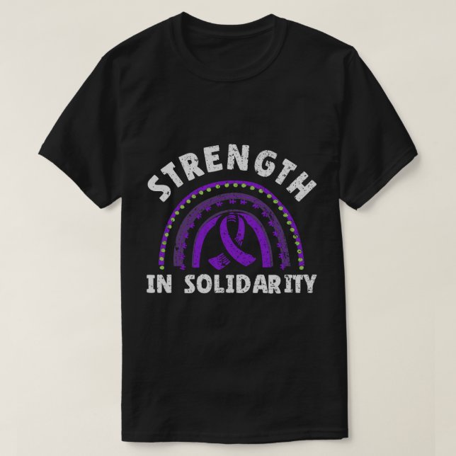 T-shirt Sensibilisation à la violence domestique de force (Design devant)