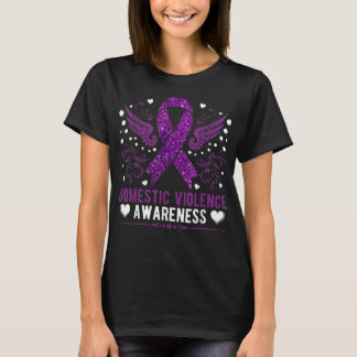 T-shirt Sensibilisation à la violence domestique en octobr