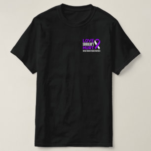 T-shirt Sensibilisation à la violence domestique - L'amou