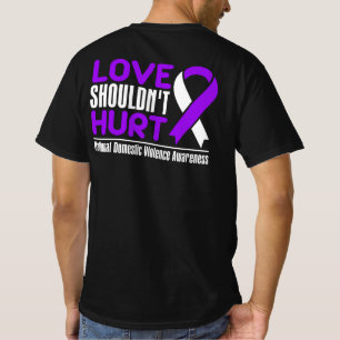 T-shirt Sensibilisation à la violence domestique - L'amou