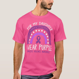 T-shirt Sensibilisation à la violence familiale pour ma fi