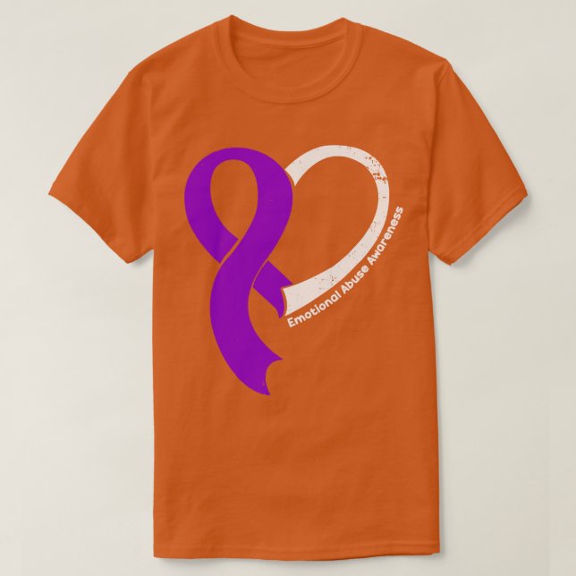 T-shirt Sensibilisation à l'abus émotionnel Les gens aimen (Design devant)