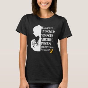 T-shirt Sensibilisation à l'allaitement Famille Usa Lait m