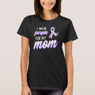 T-shirt Sensibilisation à l'Alzheimer Je porte du pourpre