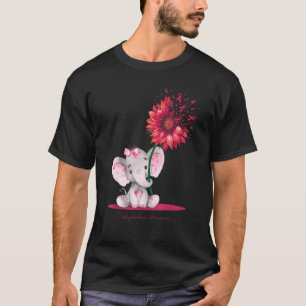 T-shirt Sensibilisation à l'amyloïdose Jolie éléphant Tour