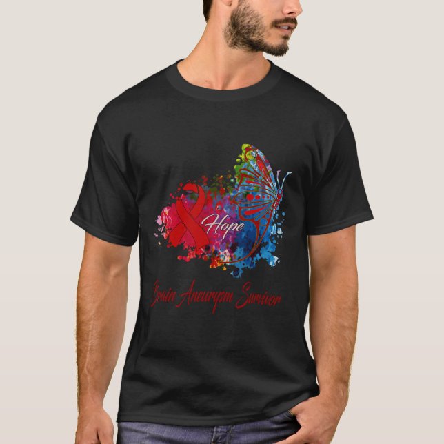 T-shirt Sensibilisation à l'anévrisme cérébral  (Devant)
