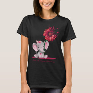 T-shirt Sensibilisation à l'anévrisme cérébral Éléphant mi