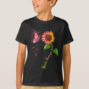 T-shirt Sensibilisation à l'anévrisme cérébral Tournesol P
