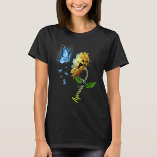 T-shirt Sensibilisation à l'appraxie du tournesol papillon