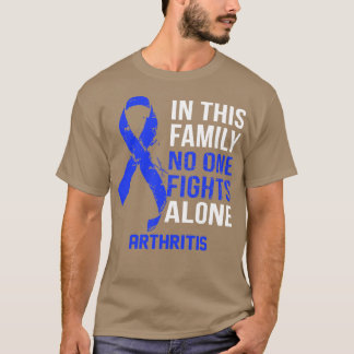 T-shirt Sensibilisation À L'Arthrite Personne Ne Lutte Seu