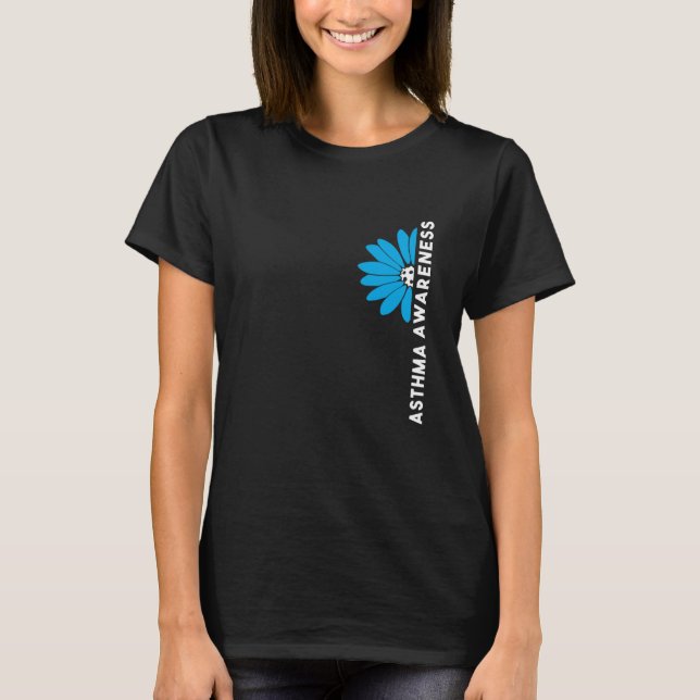 T-shirt Sensibilisation à l'asthme 1 (Devant)