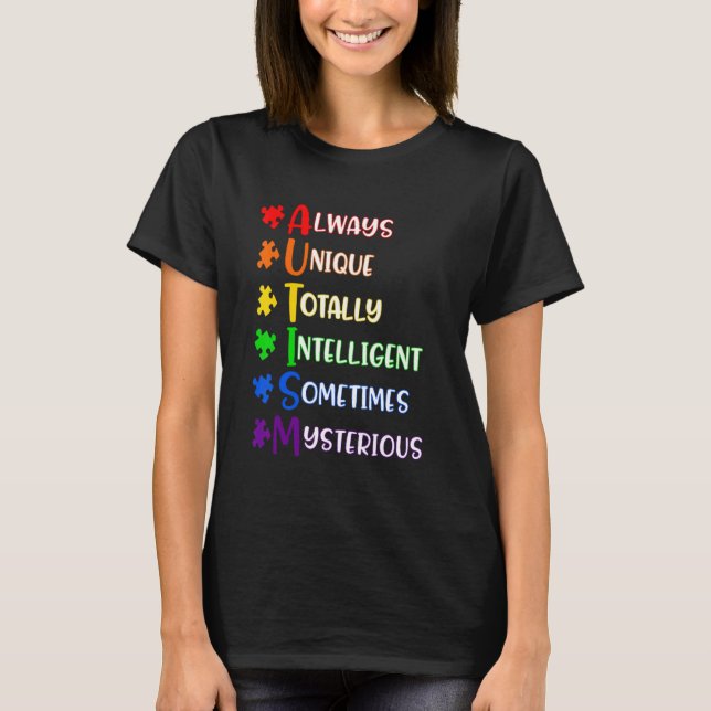 T-shirt Sensibilisation à l'autisme  1 (Devant)