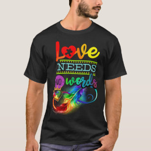 T-shirt Sensibilisation à l'autisme ASD Infini Arc-en-ciel