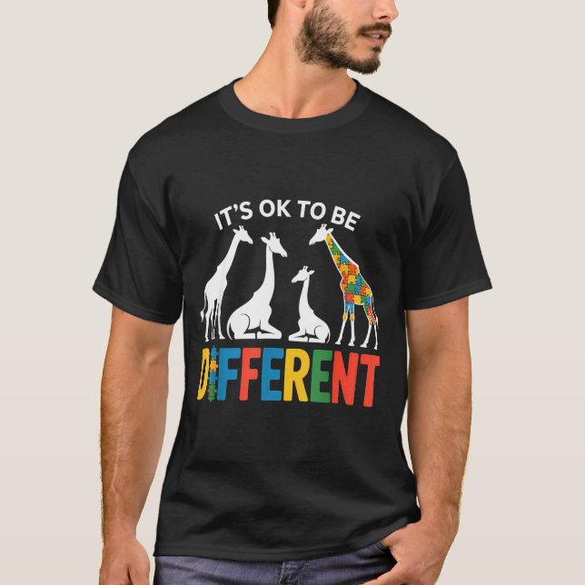 T-shirt Sensibilisation à l'autisme autiste  (Devant)