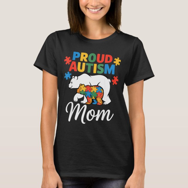 T-shirt Sensibilisation à l'autisme autistique  (Devant)