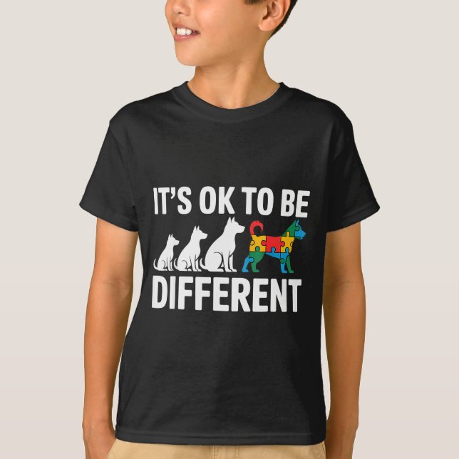 T-shirt Sensibilisation à l'autisme autistique  (Devant)