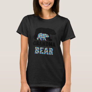 T-shirt Sensibilisation à l'autisme de Grandma Bear