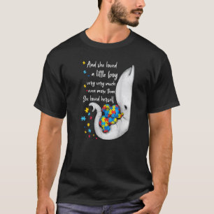 T-shirt Sensibilisation à l'autisme Éléphants Mignons Mama