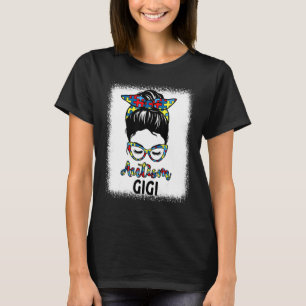 T-shirt Sensibilisation à l'autisme Gigi Chignon Dégarni D