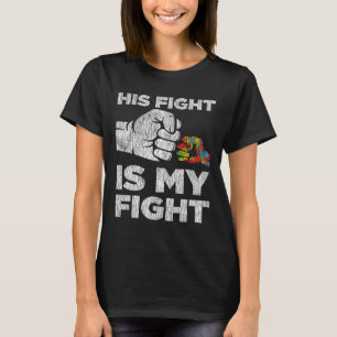 T-shirt Sensibilisation à l'autisme Maman Papa Parents Enf