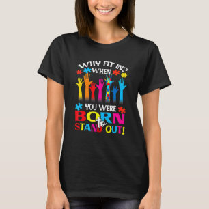 T-shirt Sensibilisation à l'autisme Pourquoi s'adapter qua