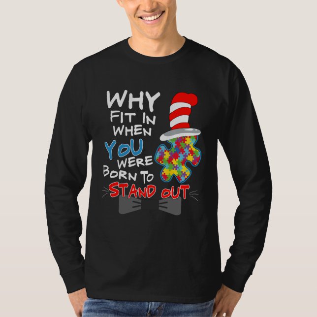 T-shirt Sensibilisation à l'autisme Pourquoi s'intégrer Do (Devant)