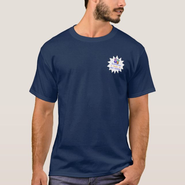 T-shirt Sensibilisation à l'autisme | Quelqu'un que j'aime (Devant)
