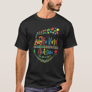 T-shirt Sensibilisation à l'autisme Soyez Gentil Train Piè