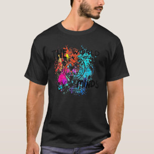 T-shirt Sensibilisation à l'autisme Toutes sortes d'esprit