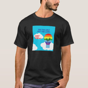 T-shirt Sensibilisation à l'autisme Voyez la capacité et n