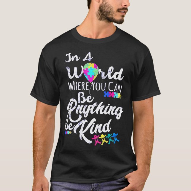 T-shirt Sensibilisation à l'autisme-Yasdesign (Devant)