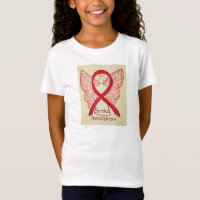 Sensibilisation à l'AVC Chemise Angel Ruban Rouge