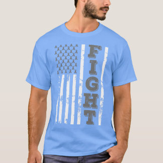 T-shirt Sensibilisation à l'encéphalite Frappe américaine 