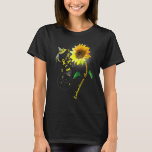 T-shirt Sensibilisation à l'endométriose Tournesol jaune H