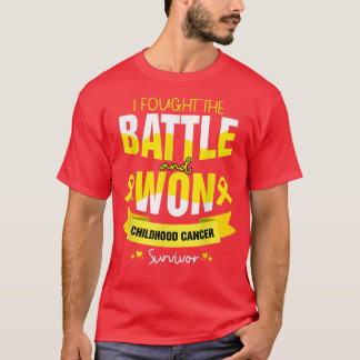 T-shirt Sensibilisation à l'enfance au cancer Cancer Survi
