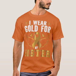 T-SHIRT SENSIBILISATION À L'ENFANCE AU CANCER JE PORTE DE 