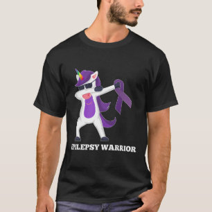 T-shirt Sensibilisation à l'épilepsie Dabbing Unicorn Guer