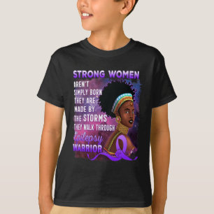 T-shirt Sensibilisation à l'épilepsie Forte femme noire gu