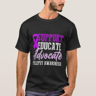 T-shirt Sensibilisation à l'épilepsie Guerrier épileptique