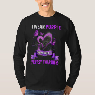 T-shirt Sensibilisation À L'Épilepsie Je Porte Du Violet P